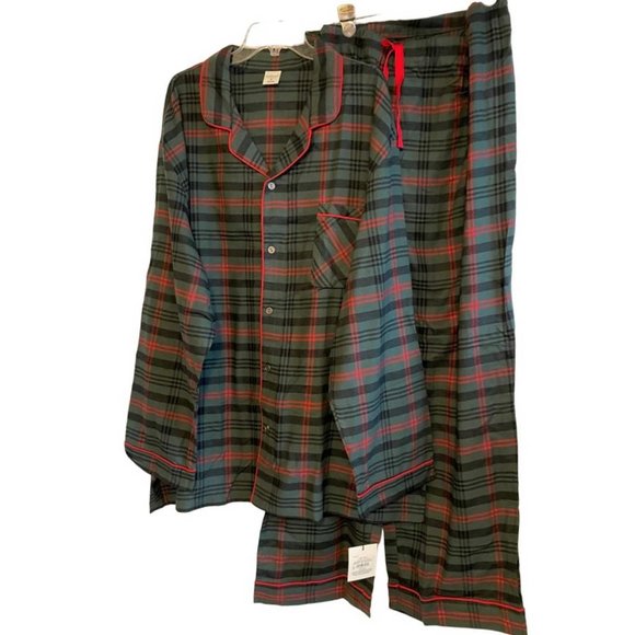 Hearth & Hand Unisex Cotton Plaid Pajama 2PC Set 5XL (606) - Picture 2 of 10
